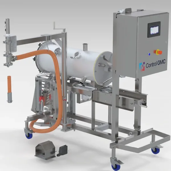 DVM1000 Soup & Salsa Volumetric Piston Filler with Agitator - Image 4